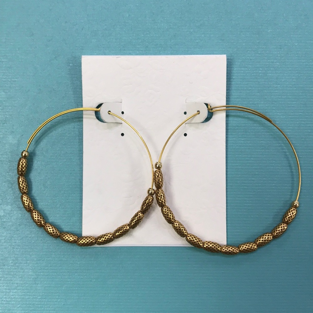 Large Gold Hoops